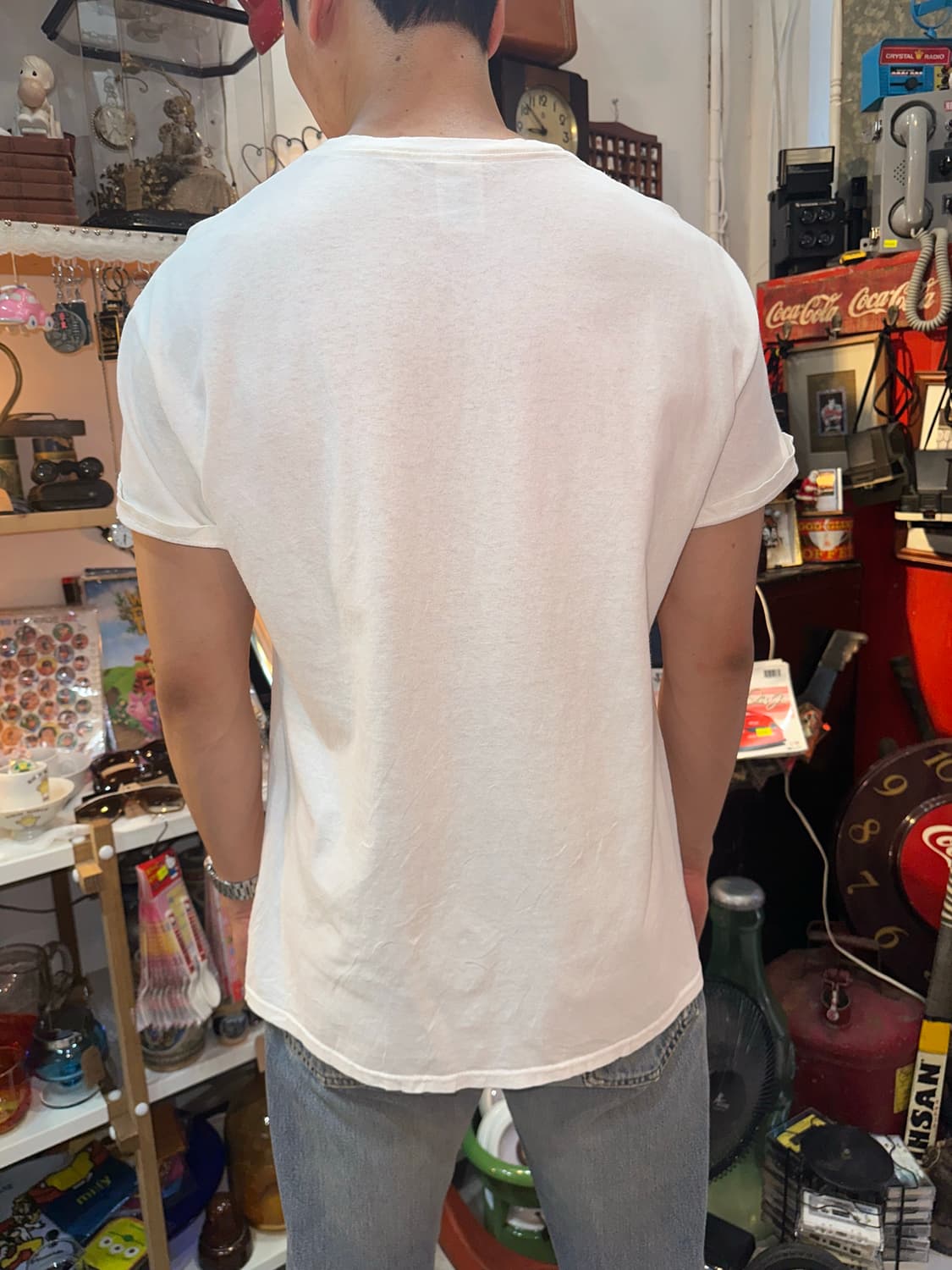 00’s Delta Polaroid logo print cotton T 상품이미지7