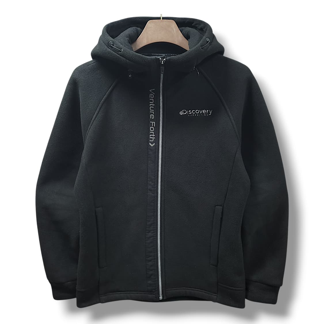 [95] 디스커버리 익스페디션 블랙 후드 플리스 자켓 상품이미지1