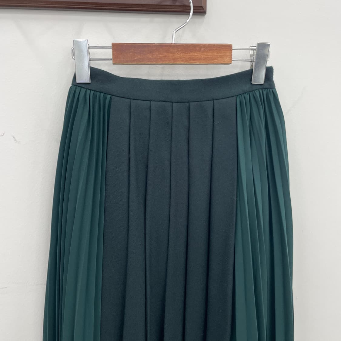 준지 비대칭 언발란스 플리츠 롱 스커트 상품이미지3