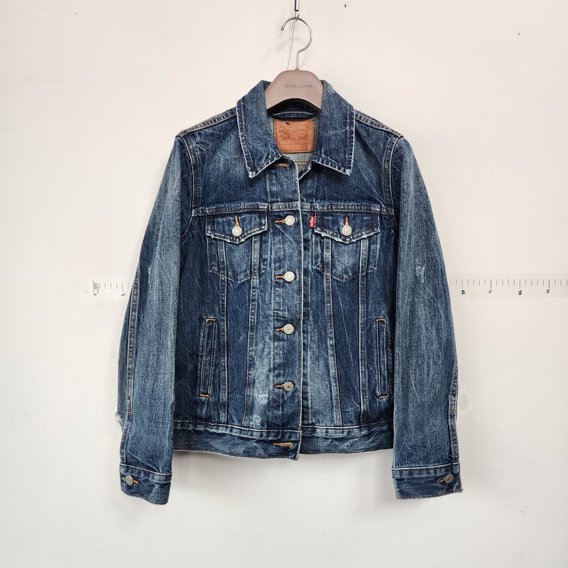 리바이스 데님 청자켓 빈티지 워싱 상품이미지1
