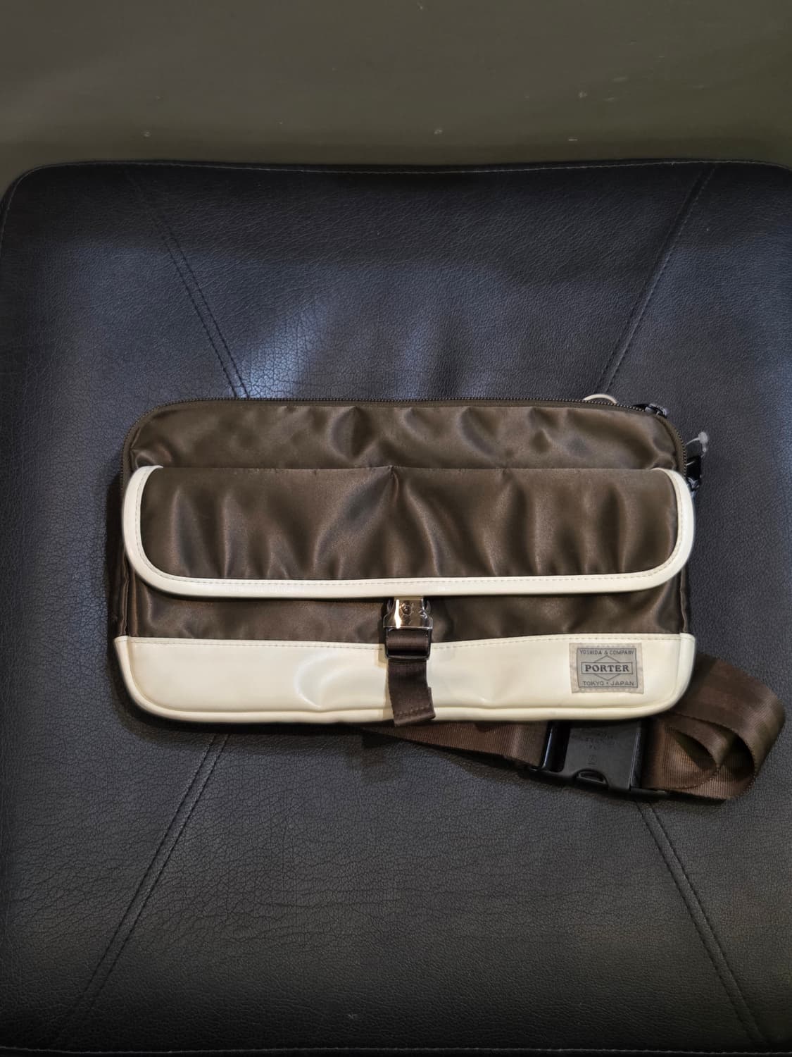 PORTER 포터 딥브라운 힙색💯  상품이미지2