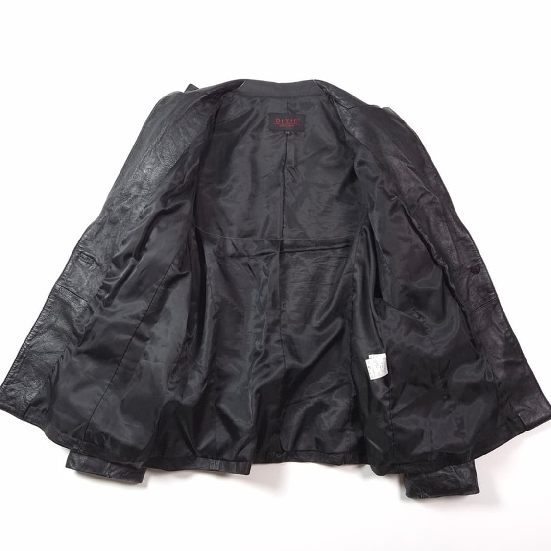 DIXIE 리얼 양피 레더 원버튼 블레이저 자켓 77 상품이미지2