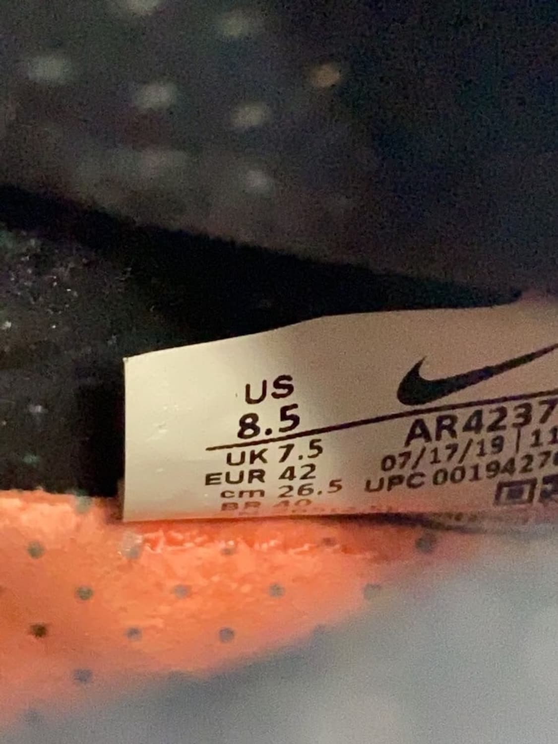 NIKE X AIR FEAR OF GOD 1 상품이미지6