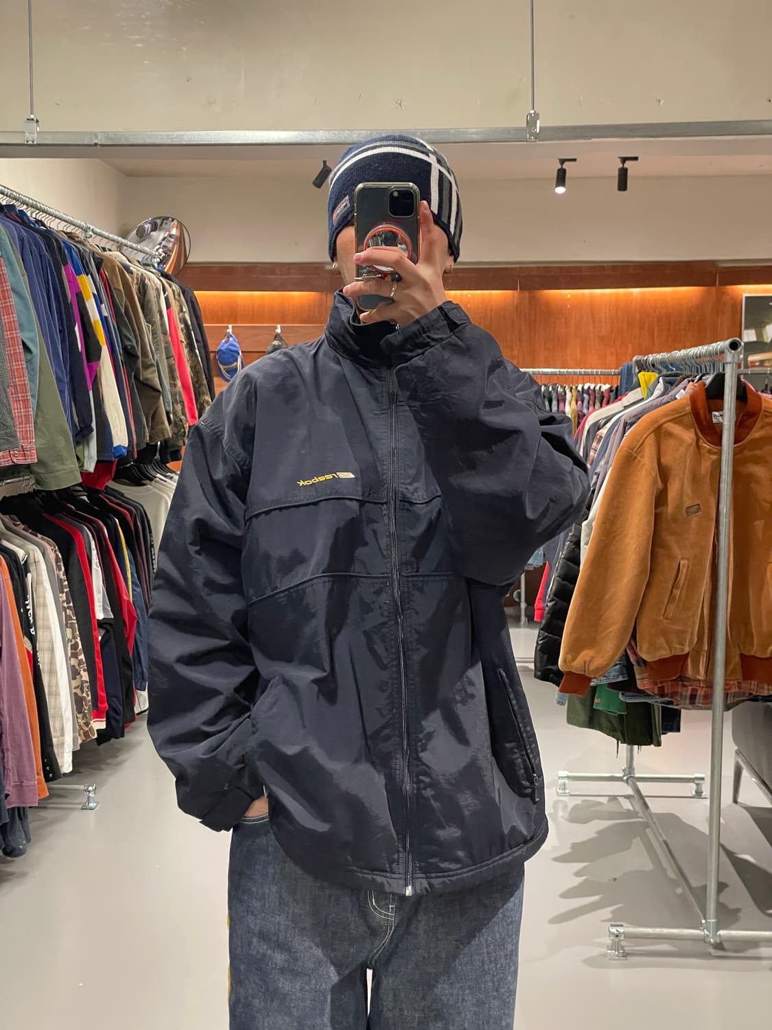 리복 올드스쿨 플리스 자켓 상품이미지2