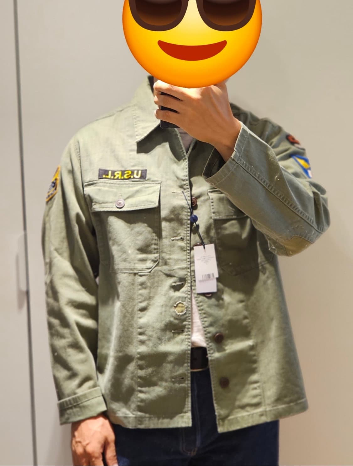 [M] 폴로 랄프로렌 25FW 릴렉스핏 헤링본 트윌 워크셔츠 디비전 상품이미지2