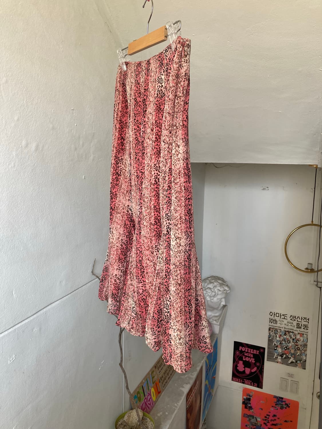 레이온 100% 플레어 패턴 스커트 상품이미지5