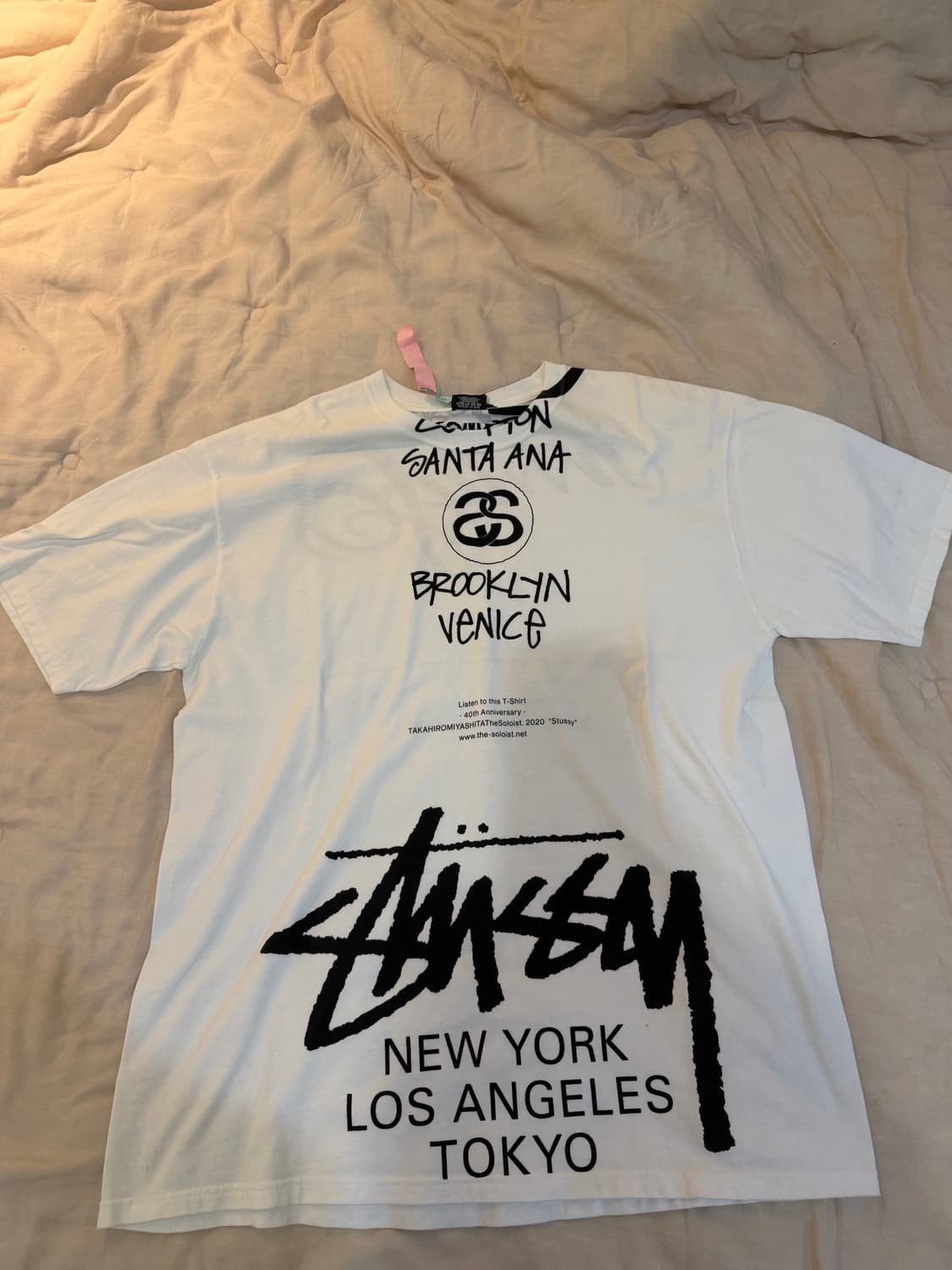 (XL)스투시 솔로이스트 월드투어 반팔티셔츠 상품이미지2