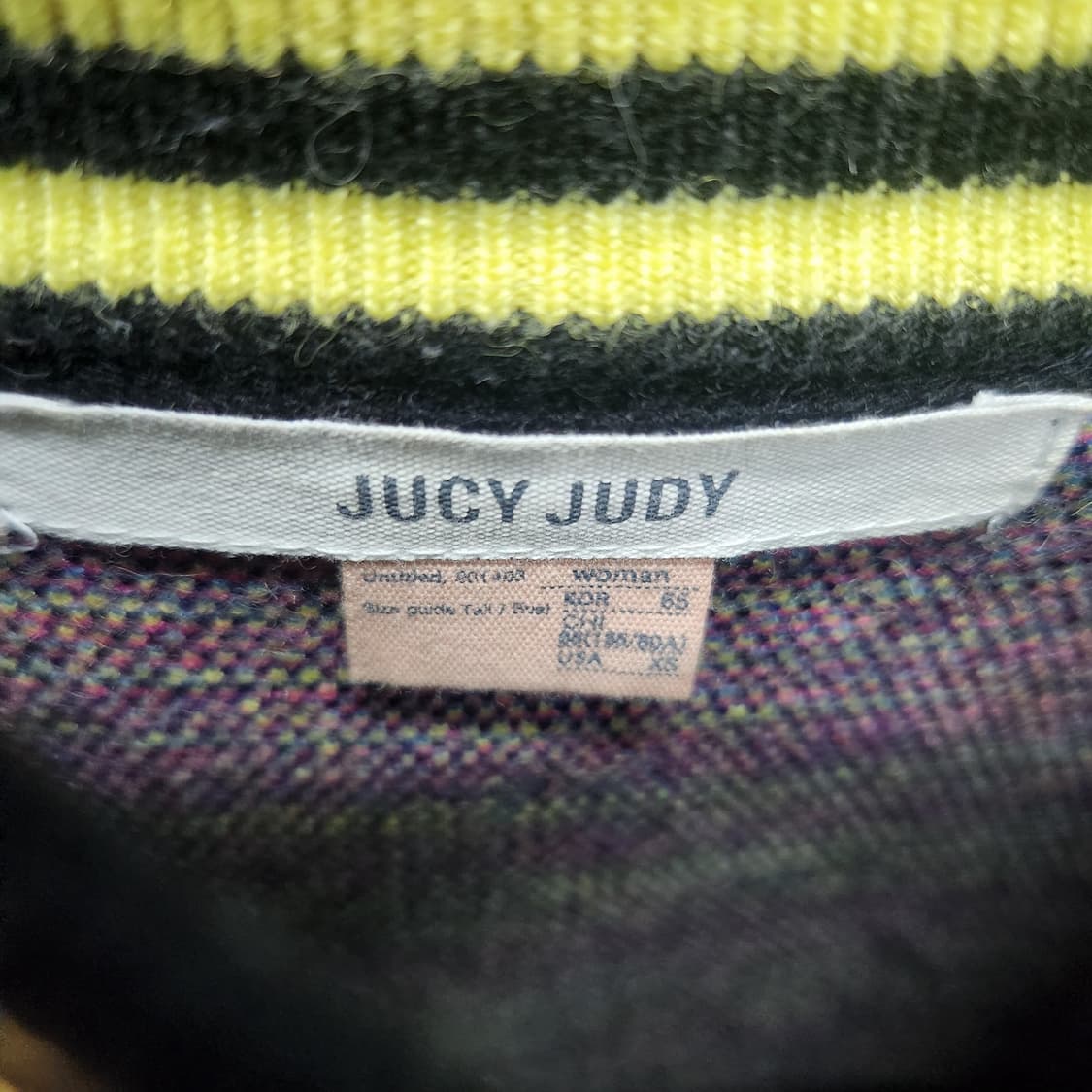 쥬시쥬디 UFO 디자인 오버핏 니트 85(2XL) 상품이미지5