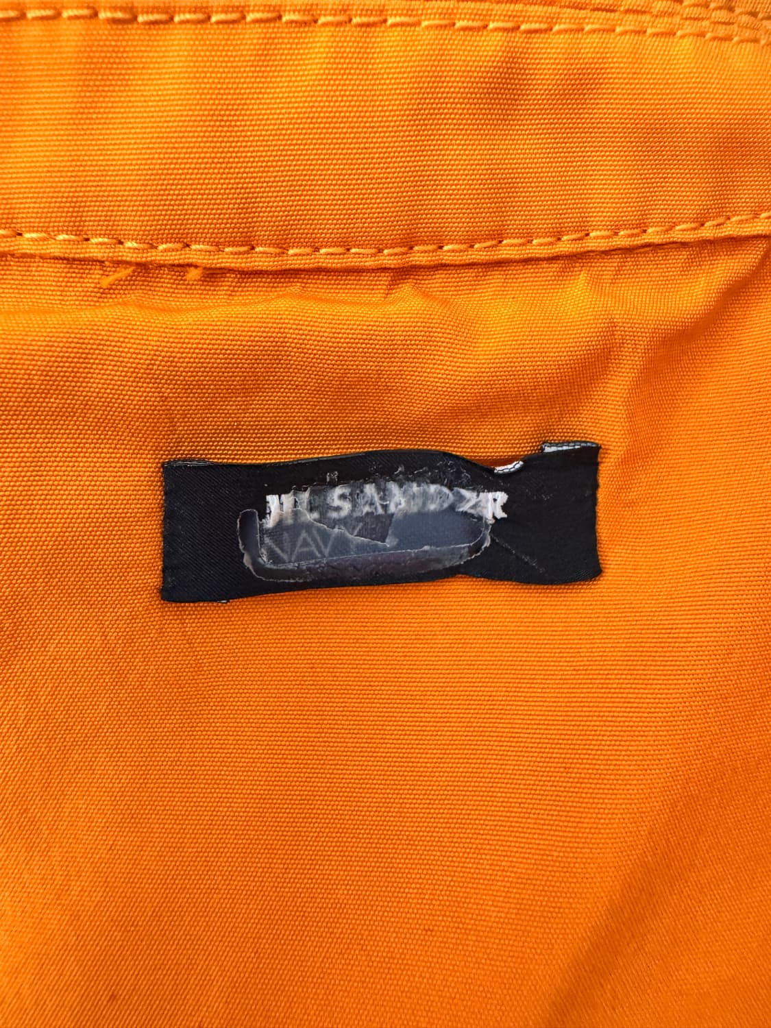 새상품 컨디션 Jil sander 오렌지 자켓 32사이즈made in I 상품이미지5