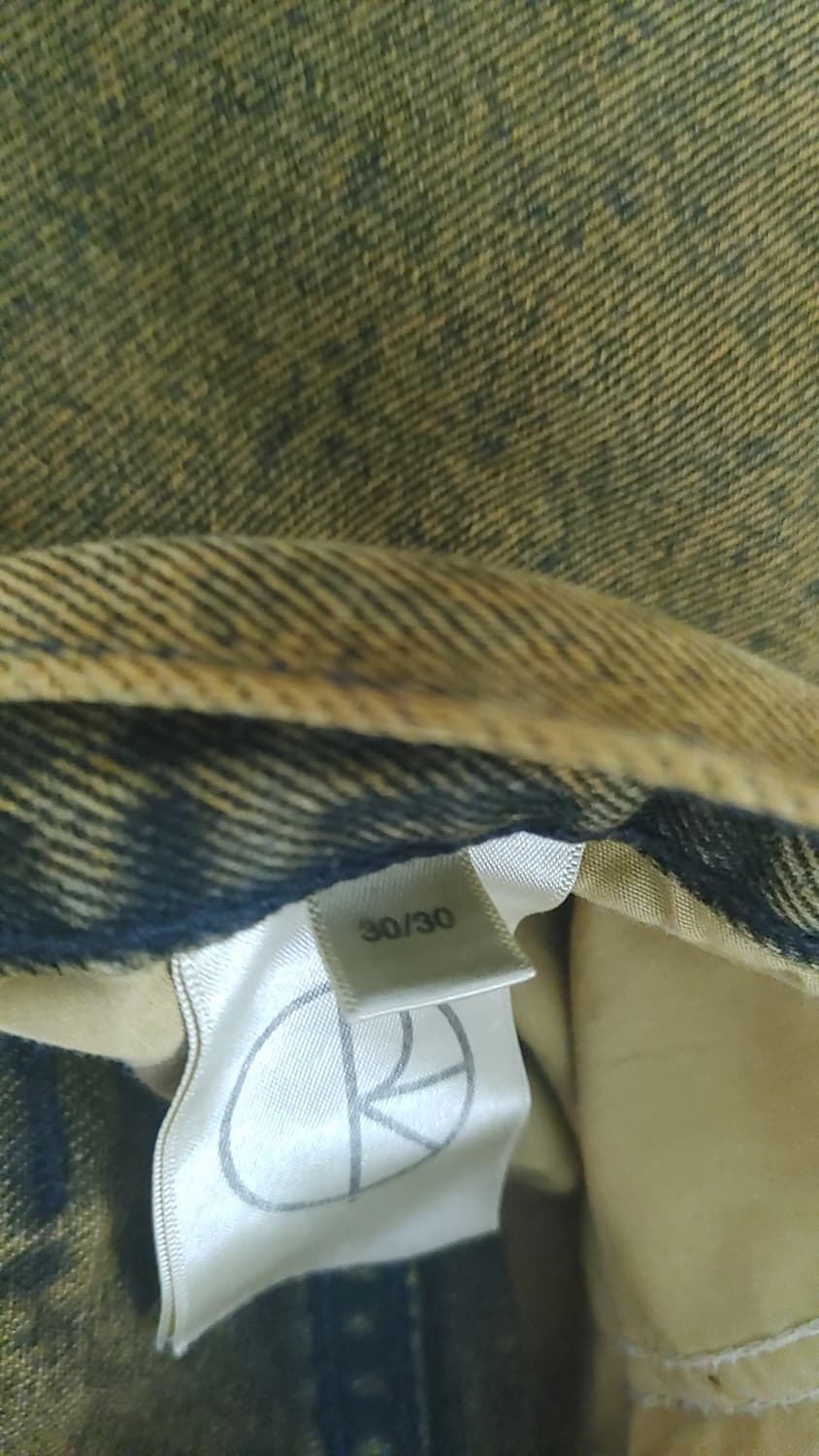 Polar Skate Co 빅보이 워싱 데님 팬츠 옐로우 블랙 30 30 상품이미지6