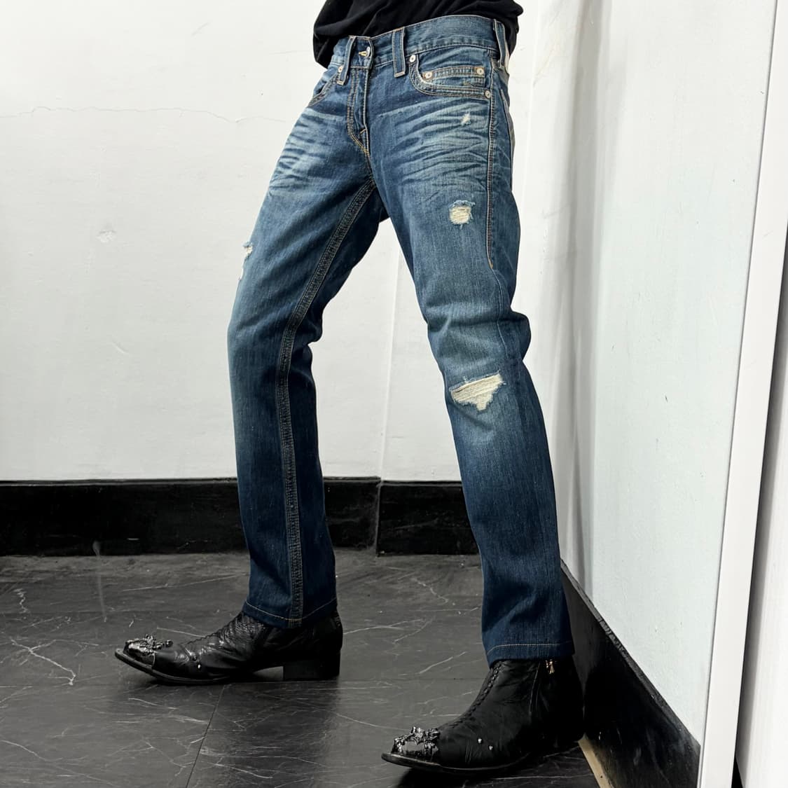 트루릴리전 월드투어 데님 팬츠 상품이미지3