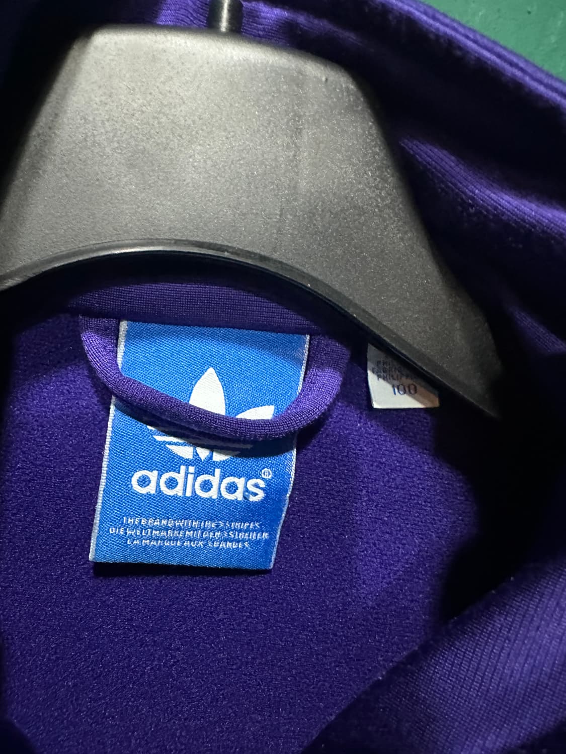 아디다스 파이어버드 퍼플 트랙탑져지100 상품이미지5