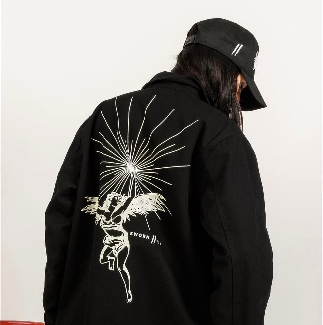 SWORN TO US 로스 엔젤레스 스냅백 블랙 상품이미지4