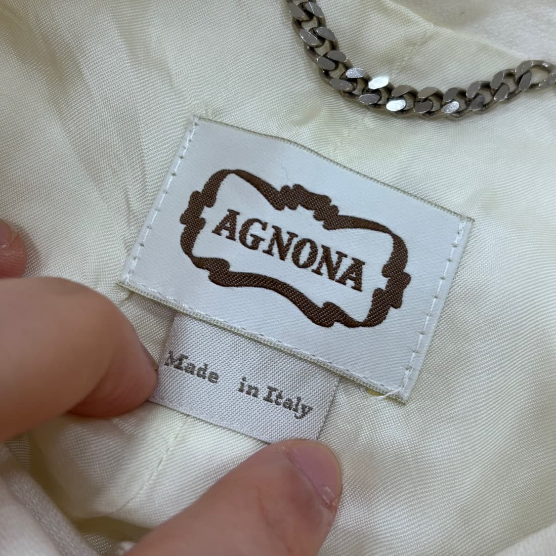 44 아그노나 린넨 소재 여성 재킷 0309E 상품이미지3