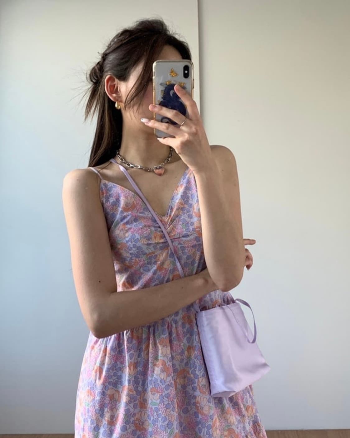 [새상품] 루루서울 버니 플로럴 드레스 퍼플 상품이미지3