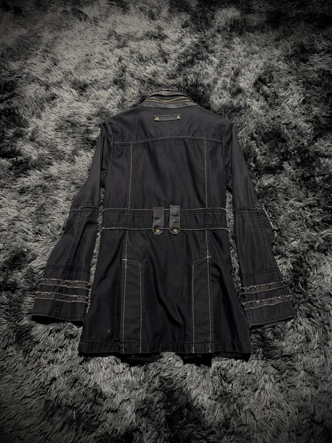 블랙 멀티포켓 그런지 디테일 밀리터리 자켓 상품이미지2