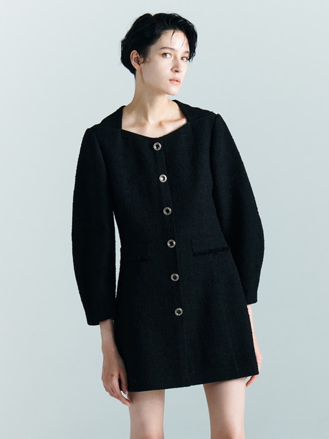 새상품 프론트로우 트위드 미니원피스 상품이미지1