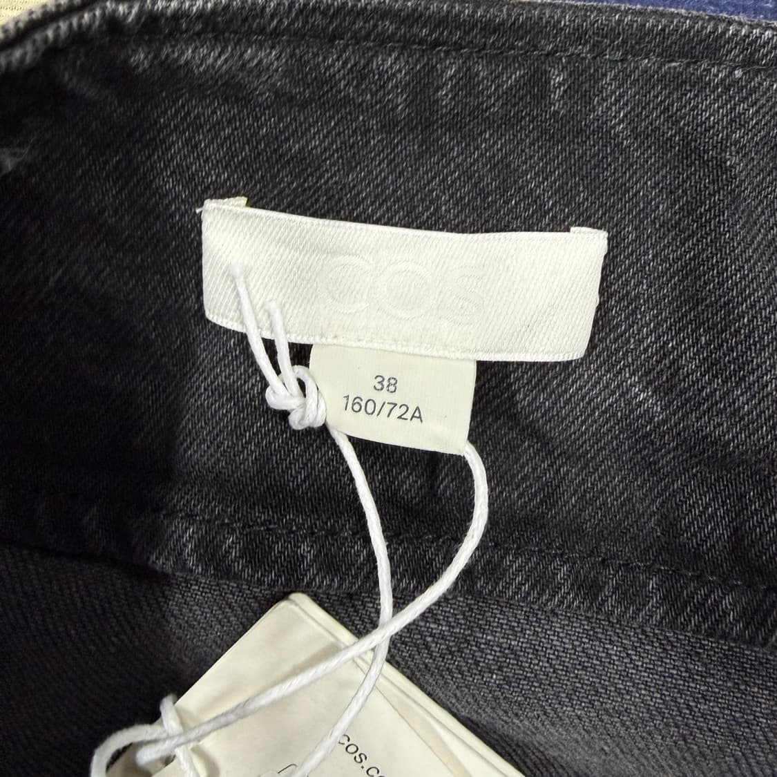 (EU38)코스 COS 흑청데님 랩스커트(새상품) 상품이미지4