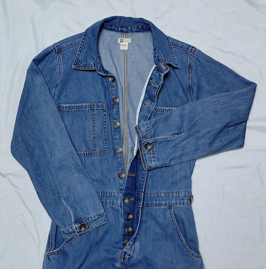 빌라봉(Billabong) 데님 점프수트/오버롤 (S) 무료배송  상품이미지1