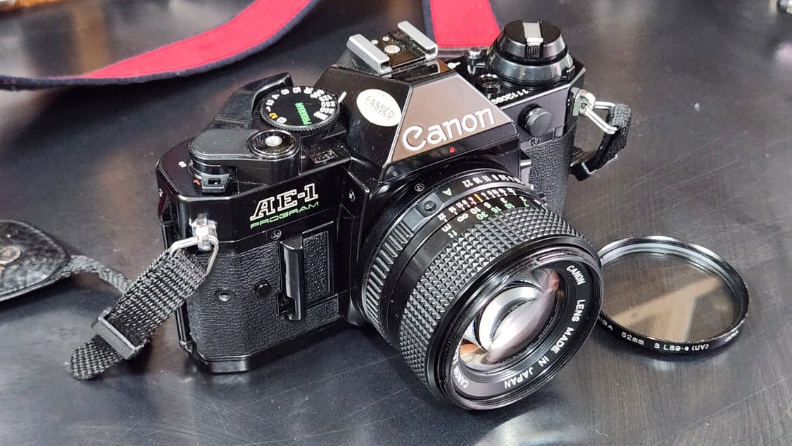 캐논 AE-1P 필름 카메라 + FD 50mm f1.4 렌즈 상품이미지3