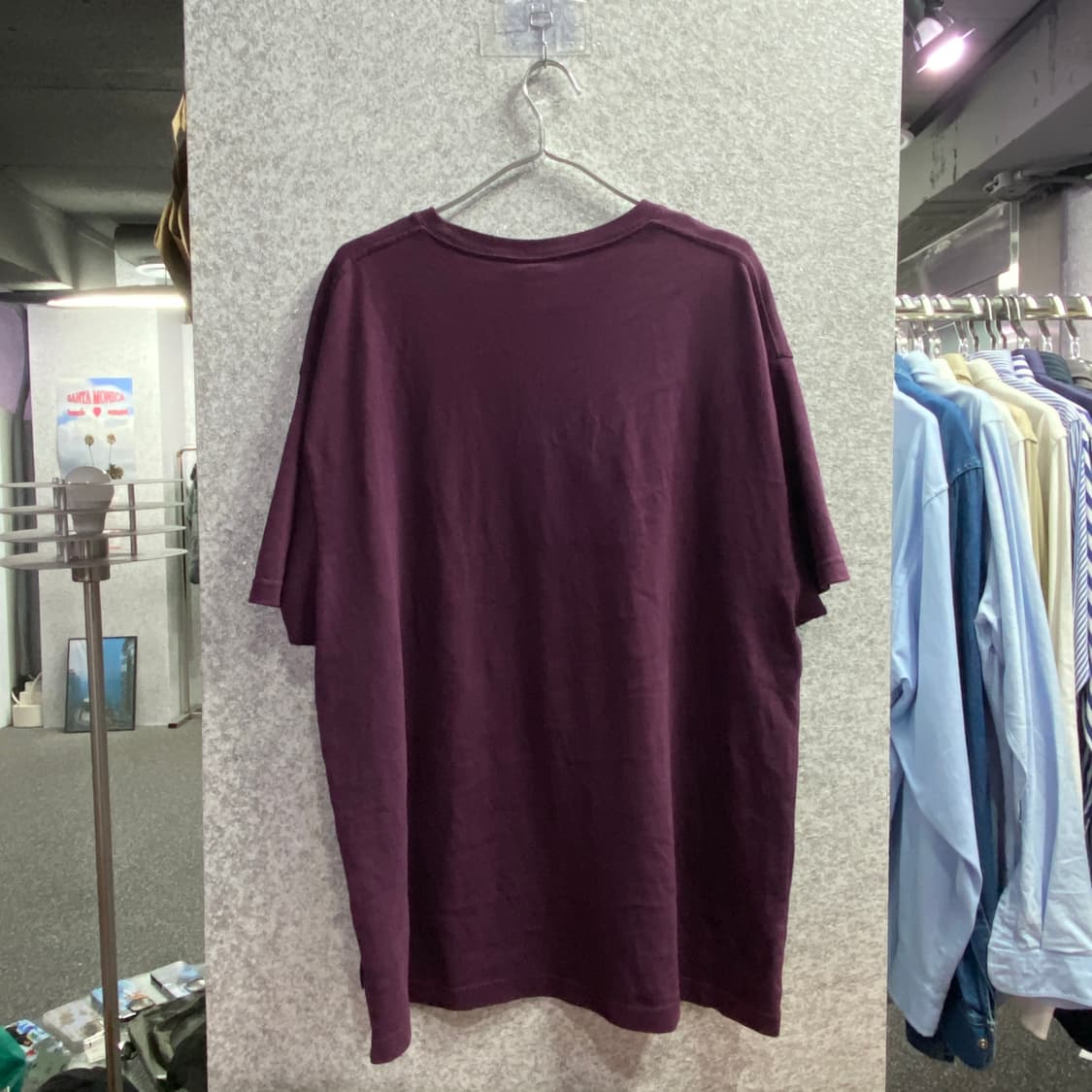 트레져 빅로고 퍼플 반팔티 B2467 상품이미지4