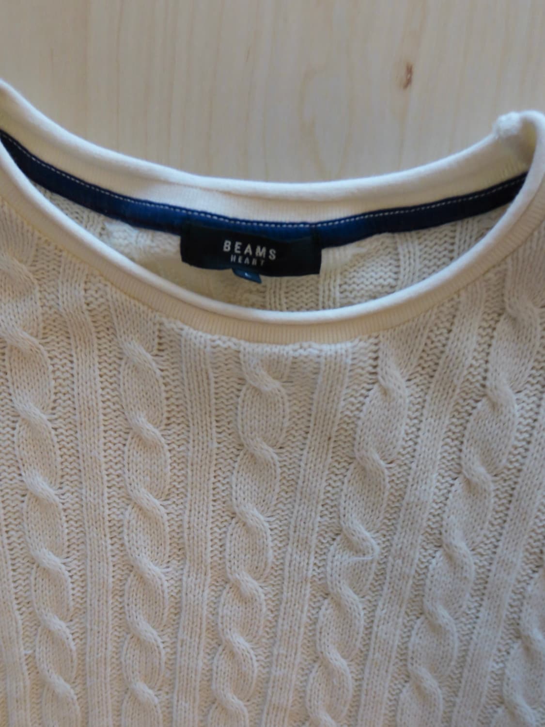 빔즈 Beams 과배기 골지 니트 상품이미지5