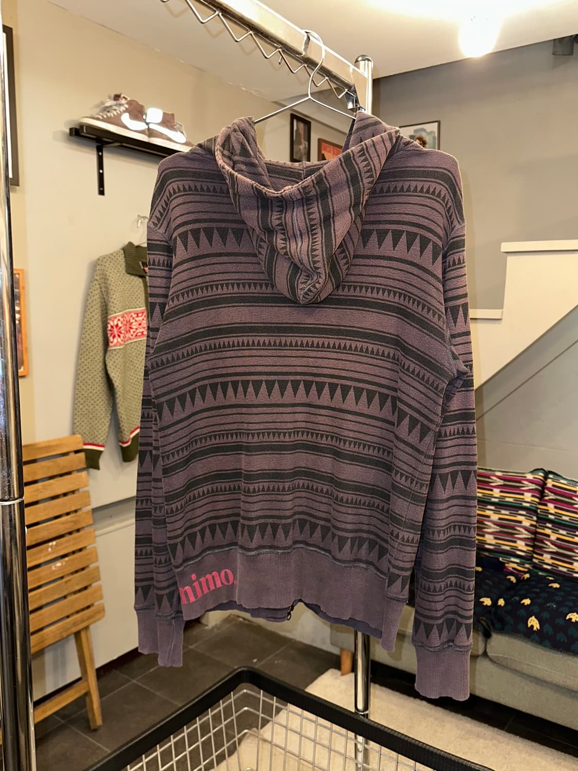 Geronimo Indian aztec hood zip-up 상품이미지9