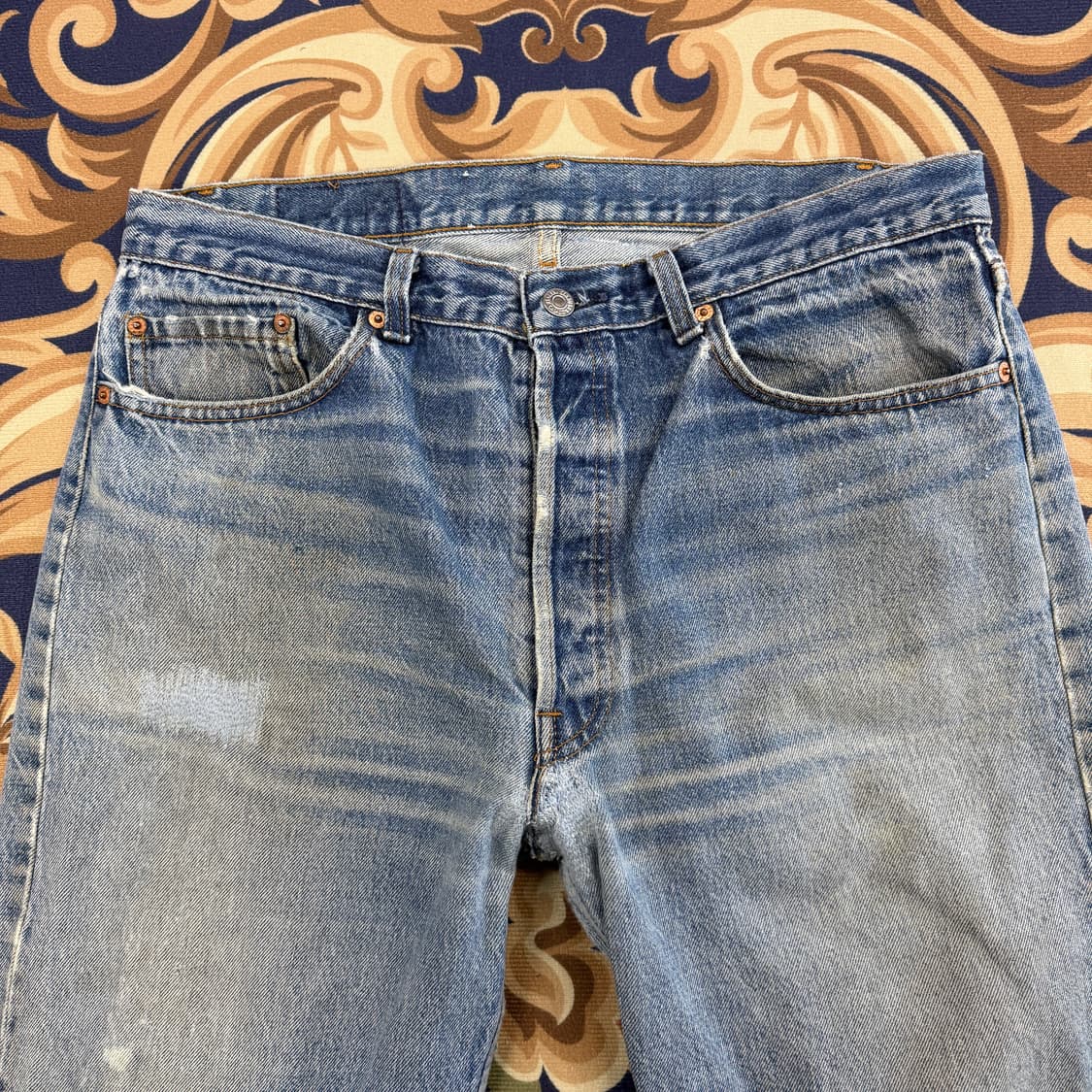(34)90s 리바이스 501 데님팬츠(made in usa) 상품이미지4