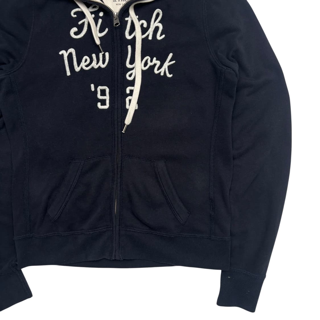 아베크롬비 y2k 빈티지 블랙 후드집업 M 상품이미지3