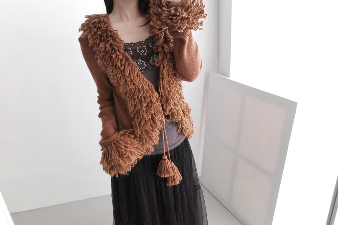 sonia rykiel) fringe cardigun 상품이미지6