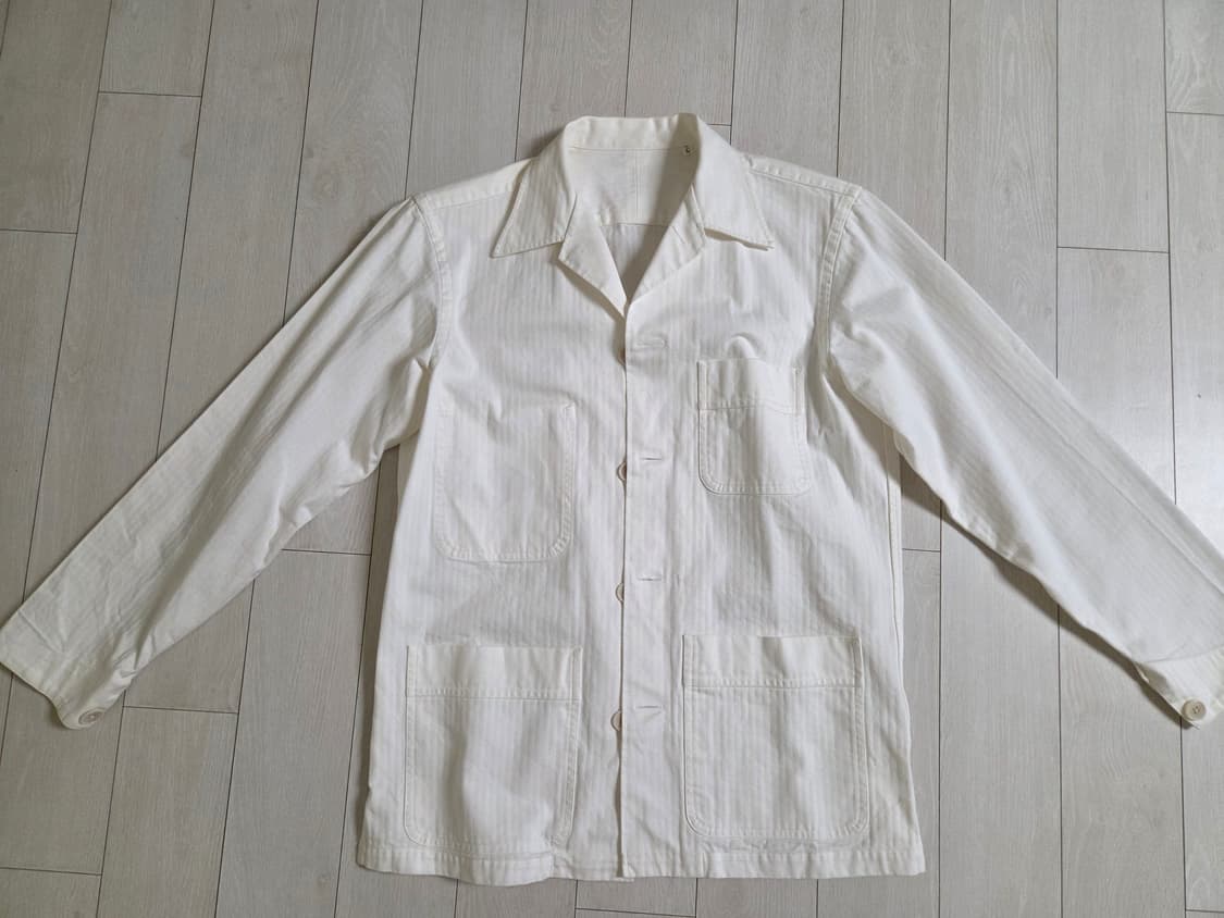 Ring jacket 화이트 헤링본 초어자켓 상품이미지1