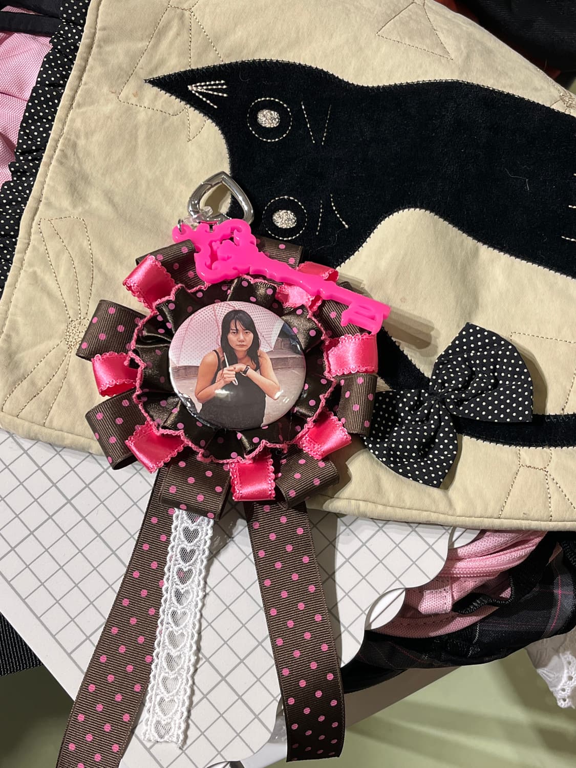 두나 + luckey 로제트 키링 🍓 상품이미지1