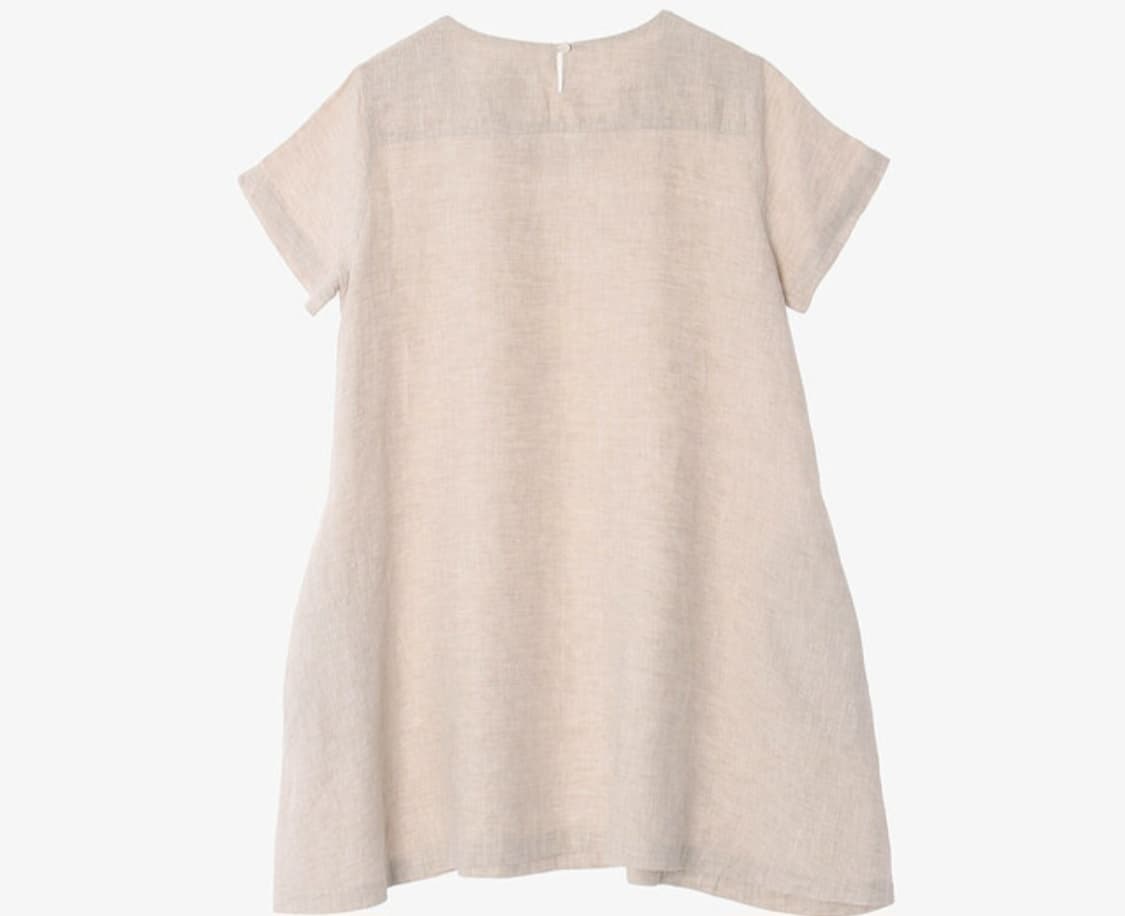 포켓 루즈 린넨 원피스 상품이미지4