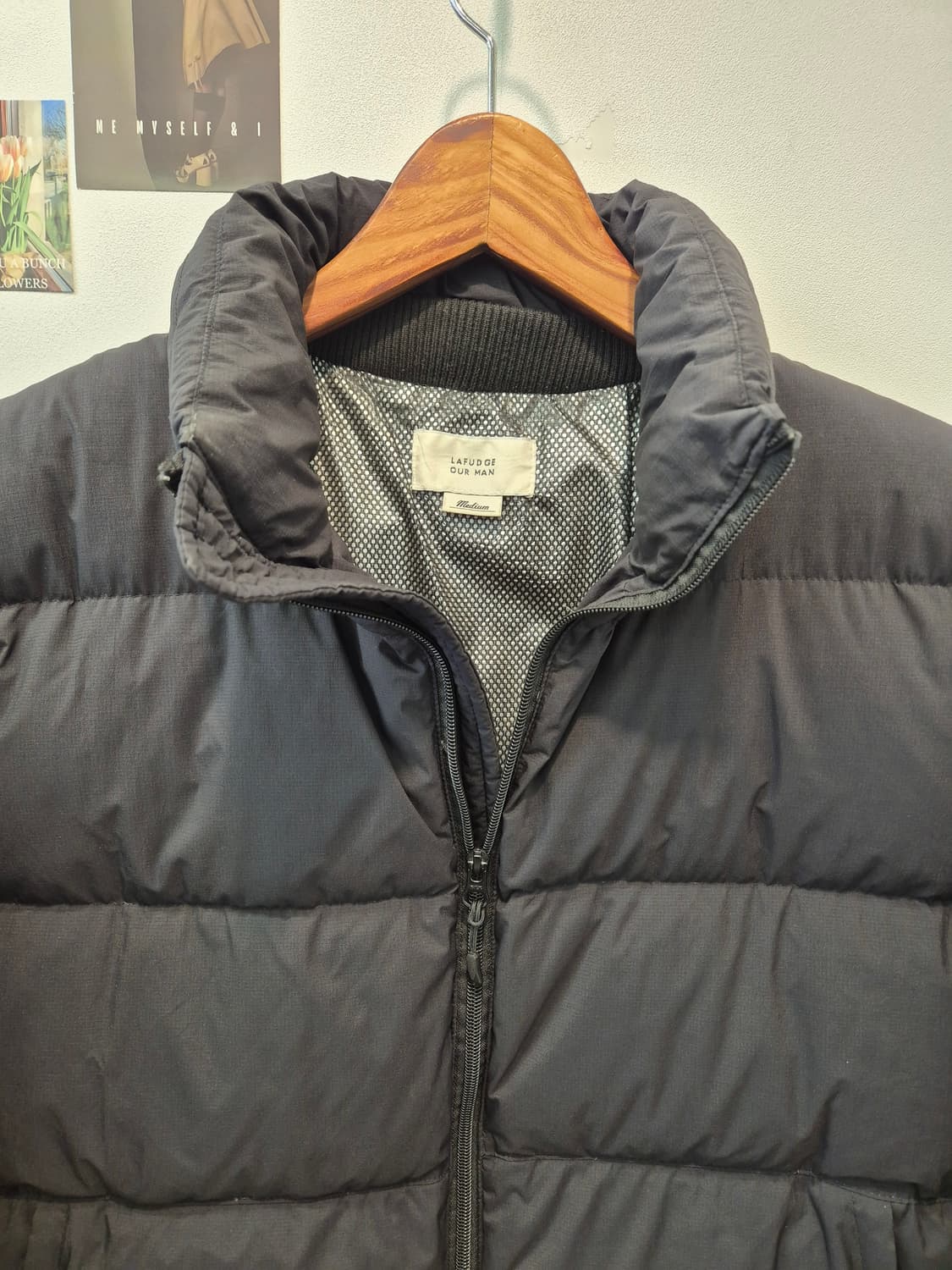 라퍼지스토어 숏패딩 M  블랙  상품이미지2