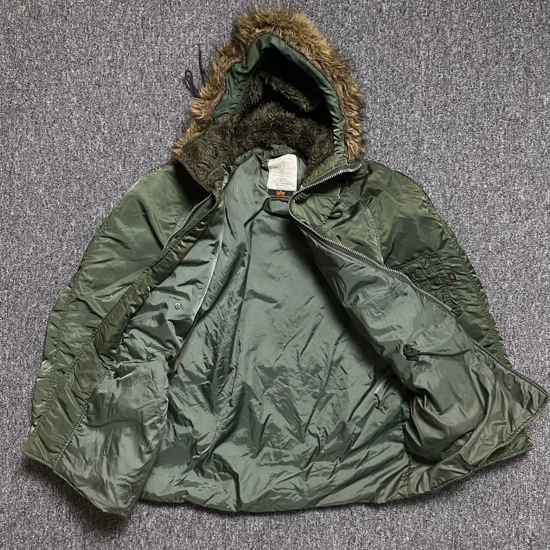 🌊USA Alpha N-3B OliveGreen 상품이미지3