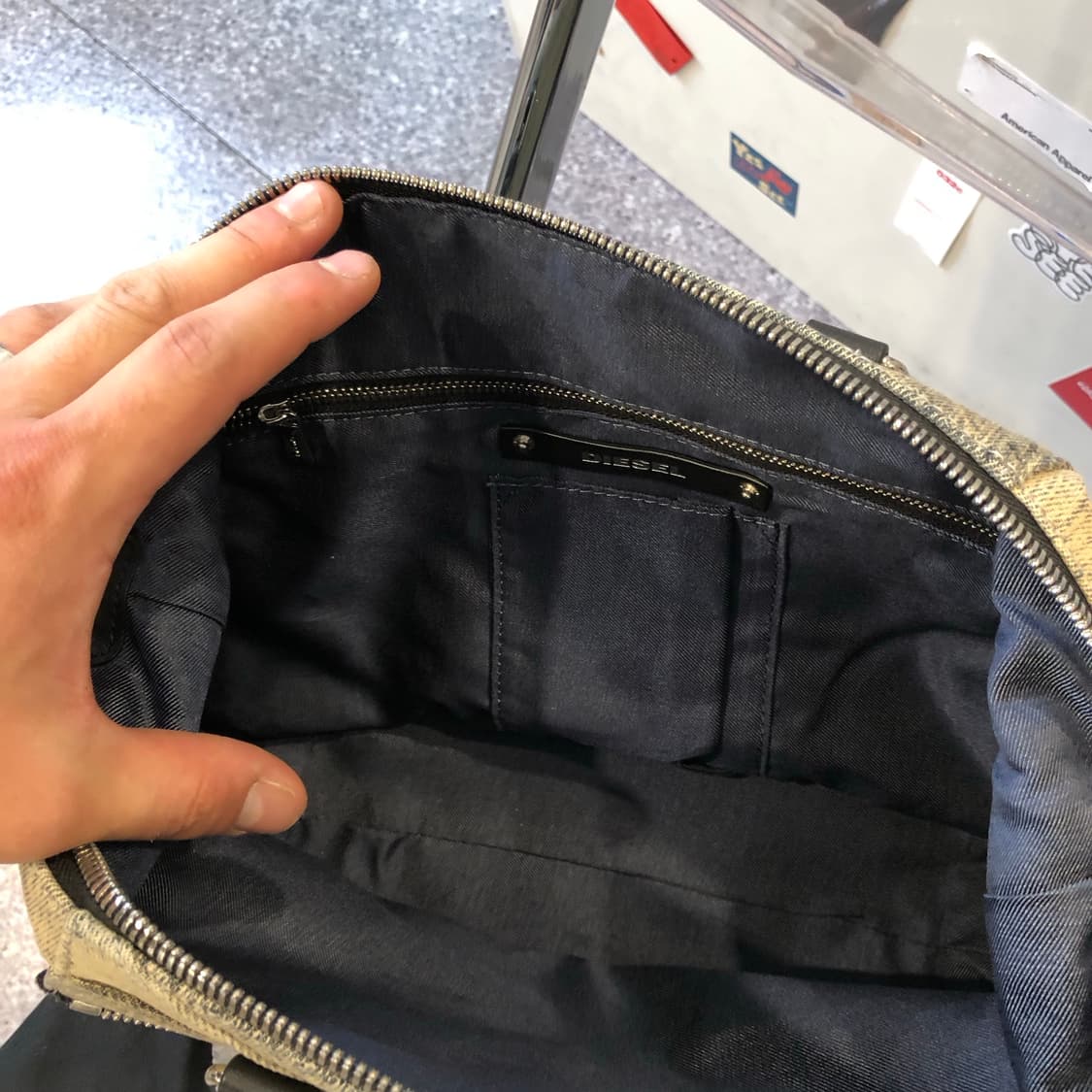 디젤 2way 숄더백 토트백 상품이미지3