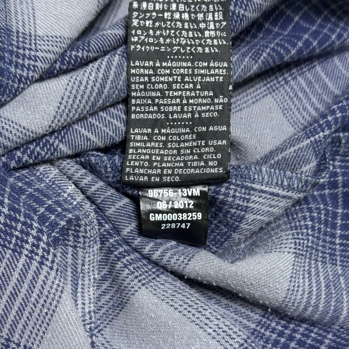 할리데이비슨 H.D 체크 견장 셔츠 XL 상품이미지6