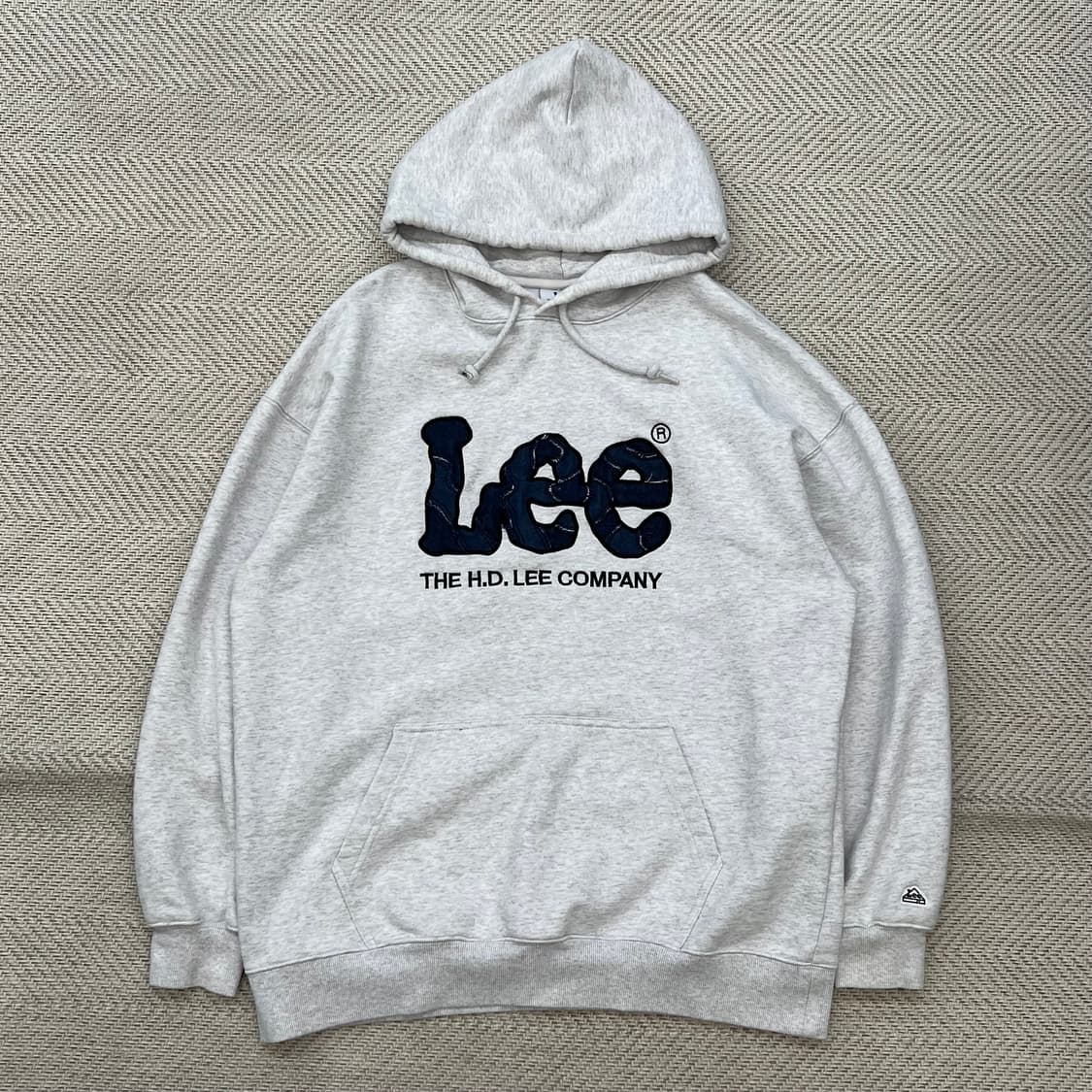 리 로고 자수 후드티 r2642 상품이미지1