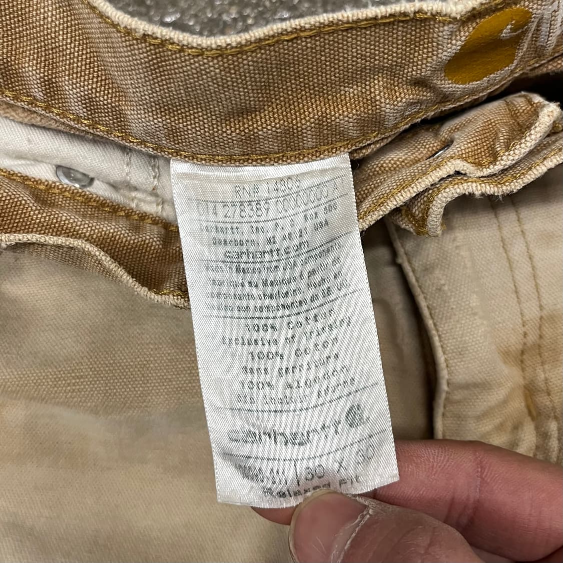 Carhartt 데미지 더블니 팬츠 (30“) 상품이미지6