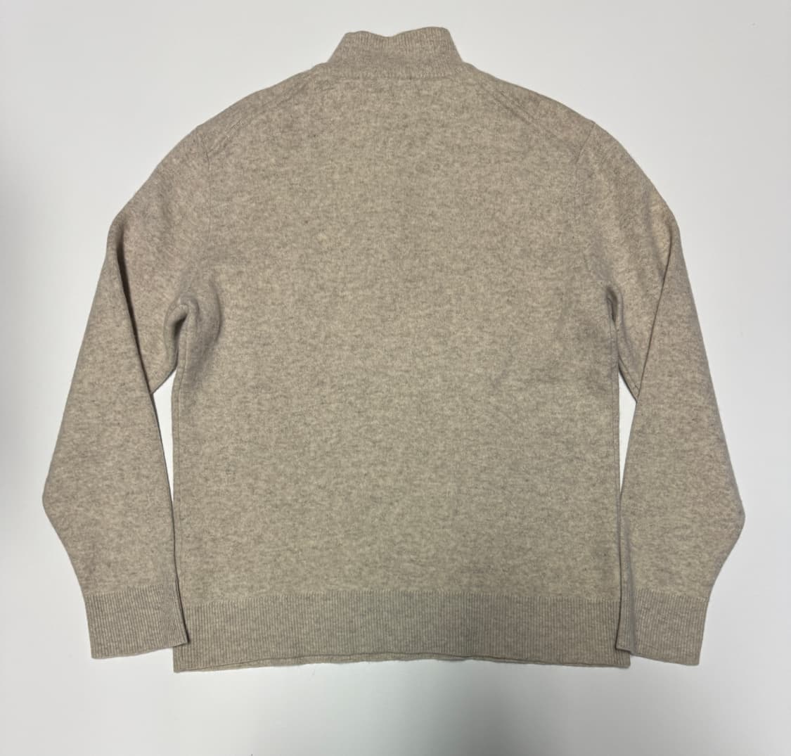 여성 빈폴 캐시미어 혼용 양모 반집업 니트 L 상품이미지2