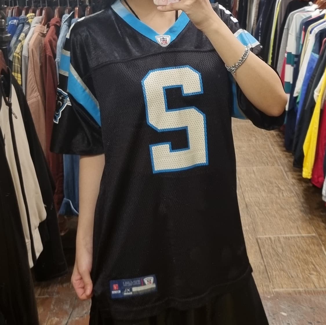 [Hi] NFL 풋볼져지 반팔티 블랙 상품이미지1