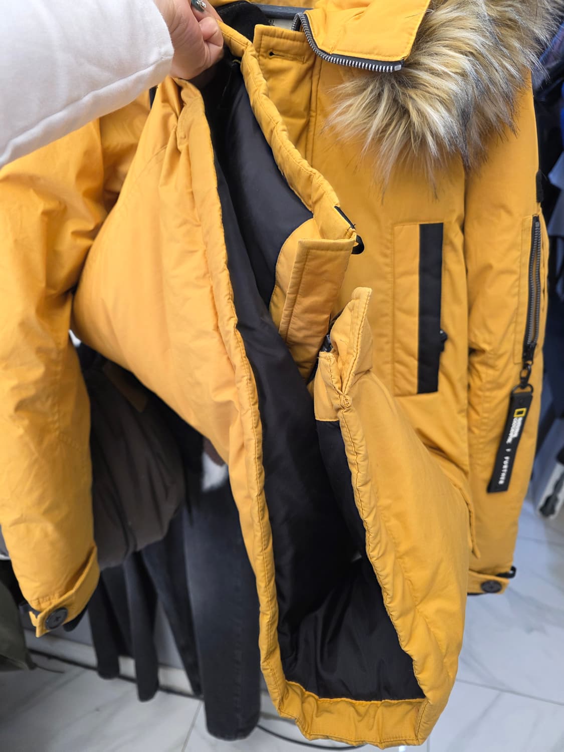 내셔널지오그래픽 블루웨일 야상 점퍼 패딩 XL 상품이미지4