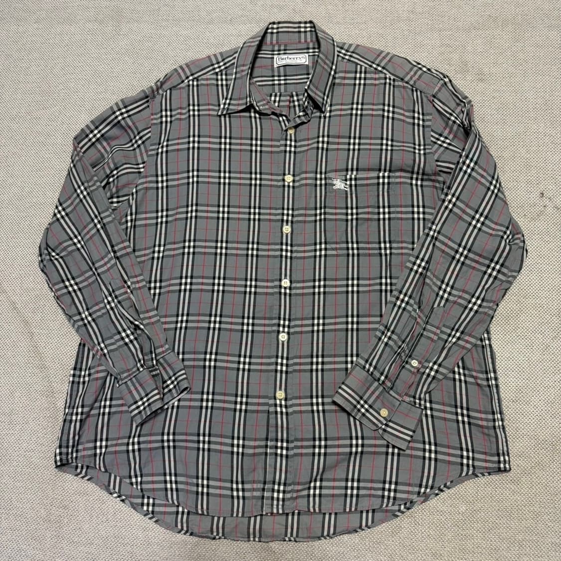 버버리 빈티지 체크 셔츠 상품이미지1