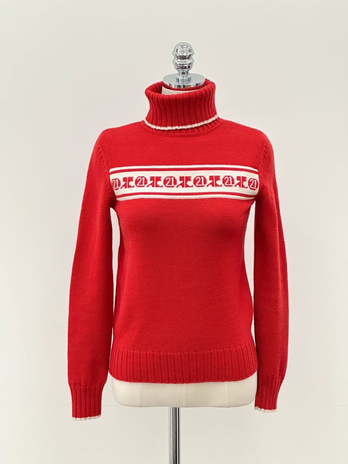 courreges / 꾸레쥬 레드 로고 터틀넥  상품이미지7