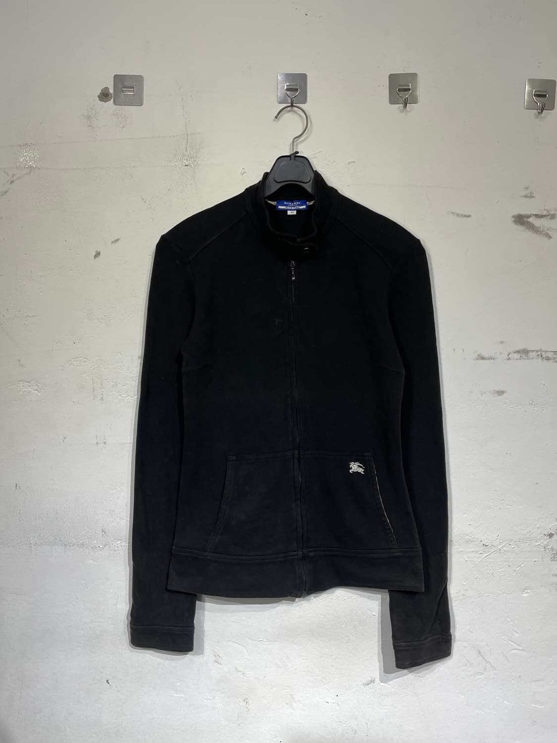 버버리 블랙 넥 카라 포인트 블랙 져지 집업 38 상품이미지7