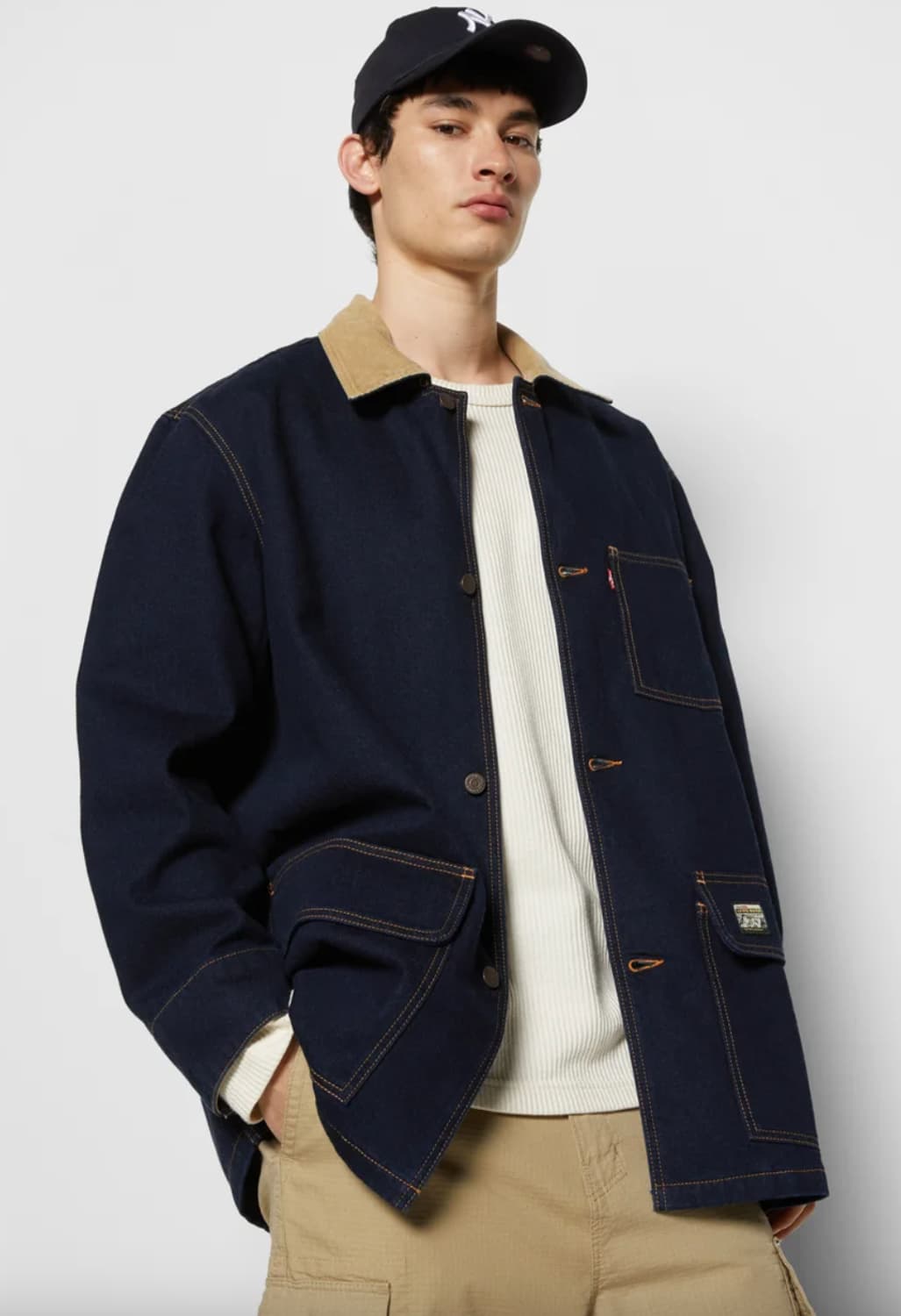 [M] 리바이스 사이프레스 데님 초어 자켓 코트 상품이미지1