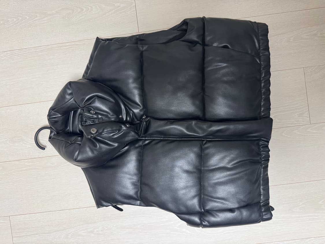 자라 레더 조끼 패딩 L 상품이미지1