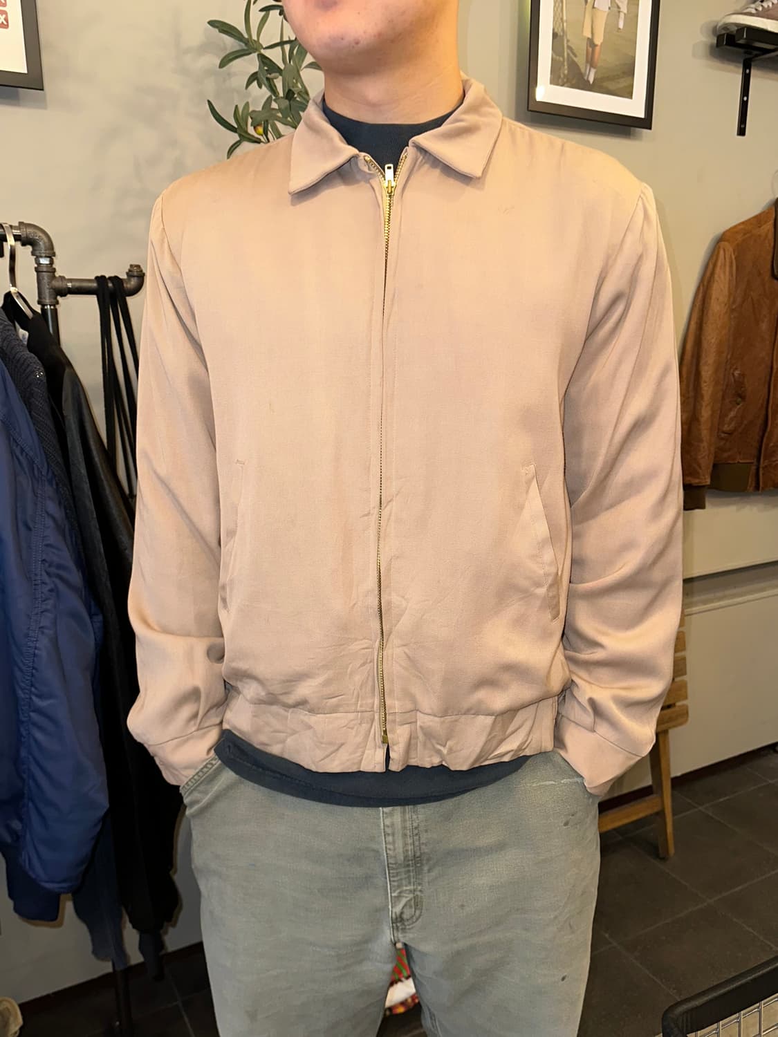 60-70‘s American talon material jacket  상품이미지3