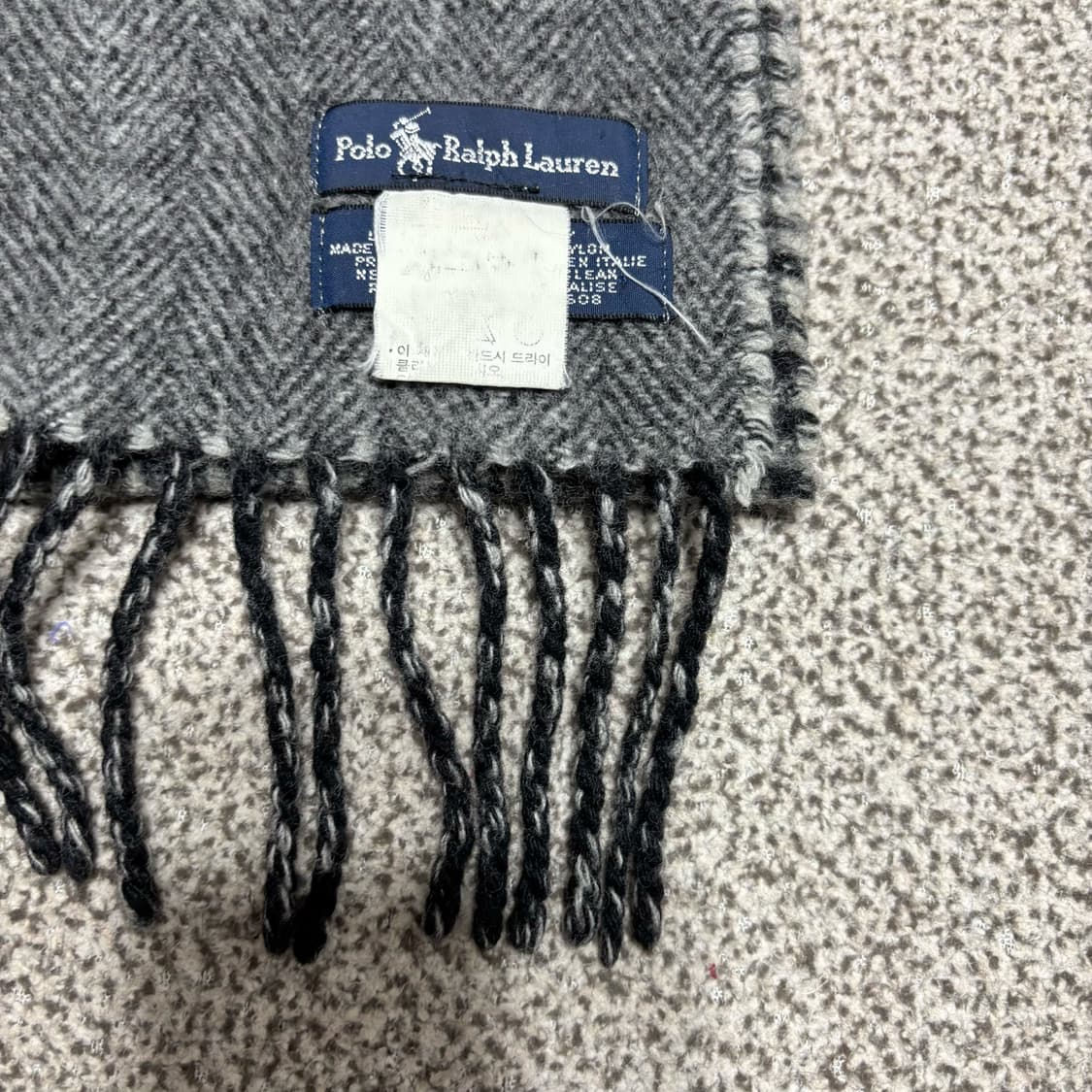 [택포,램스울80] 폴로 랄프로렌 투웨이 이태리 머플러 목도리 [A+] 상품이미지3