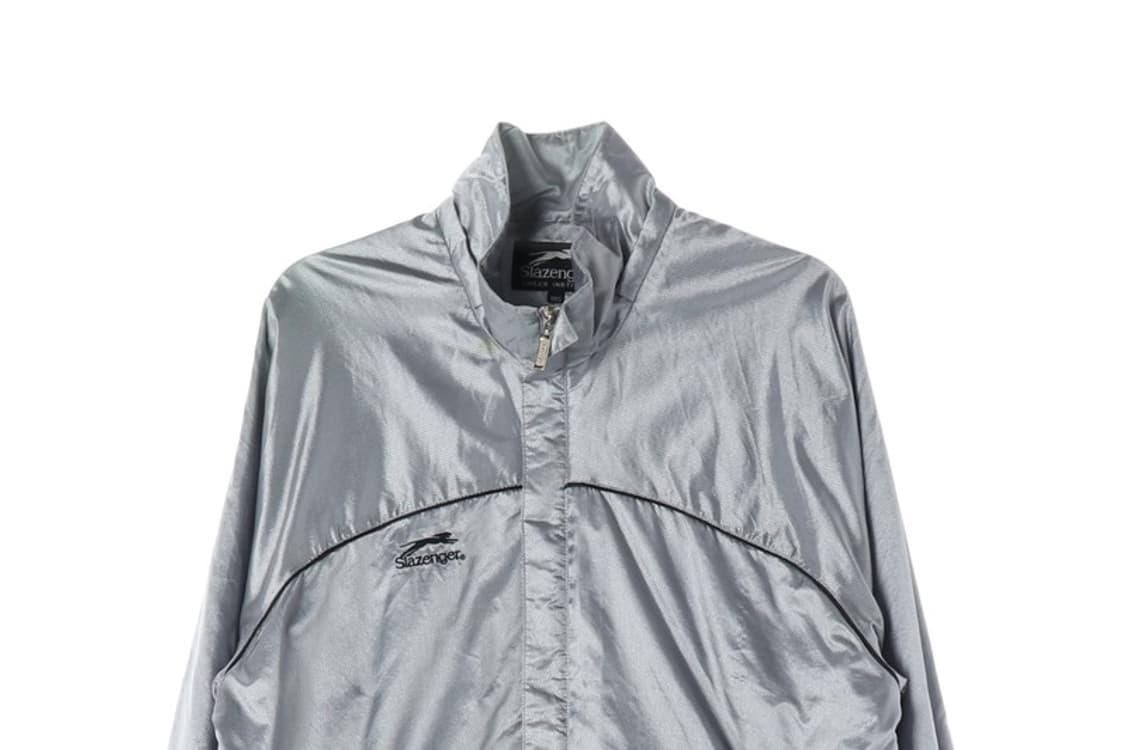 Slazenger 빈티지 실버 바람막이 XL 상품이미지4